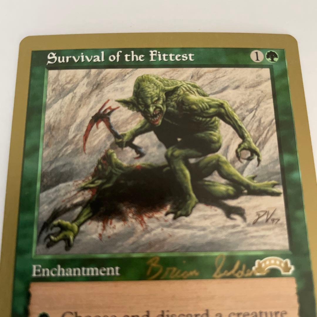 Survival of the Fittest エンチャントメントカード　2