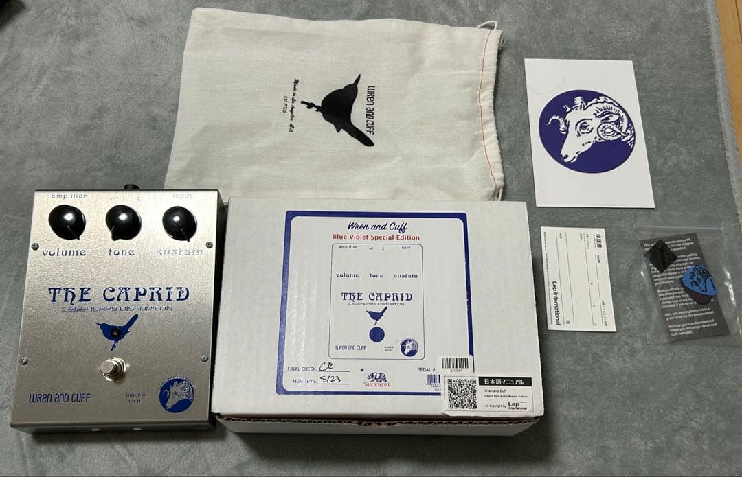 ギター Wren and Cuff - Caprid Blue Violet