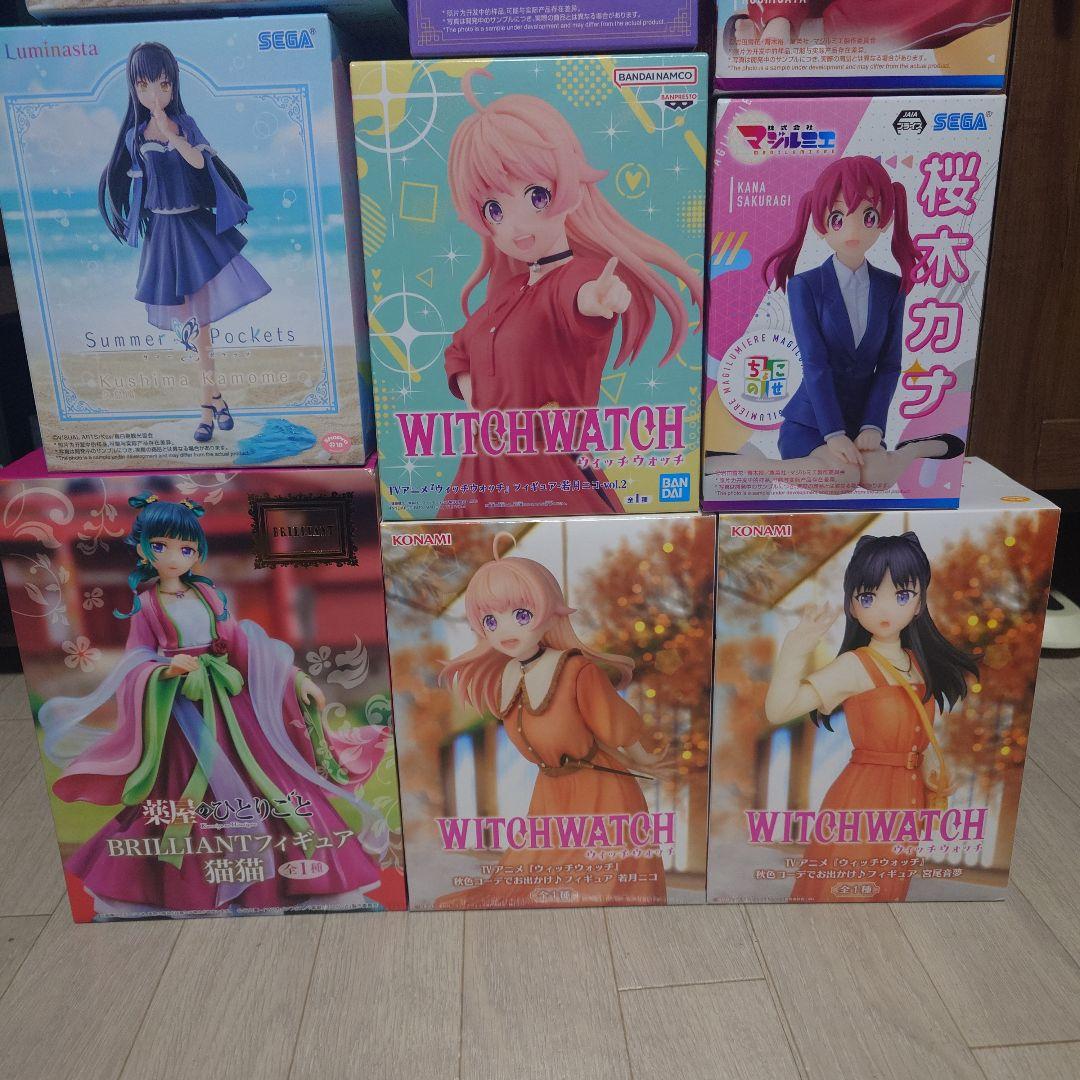 アニメキャラクターフィギュア10体セット　飛①