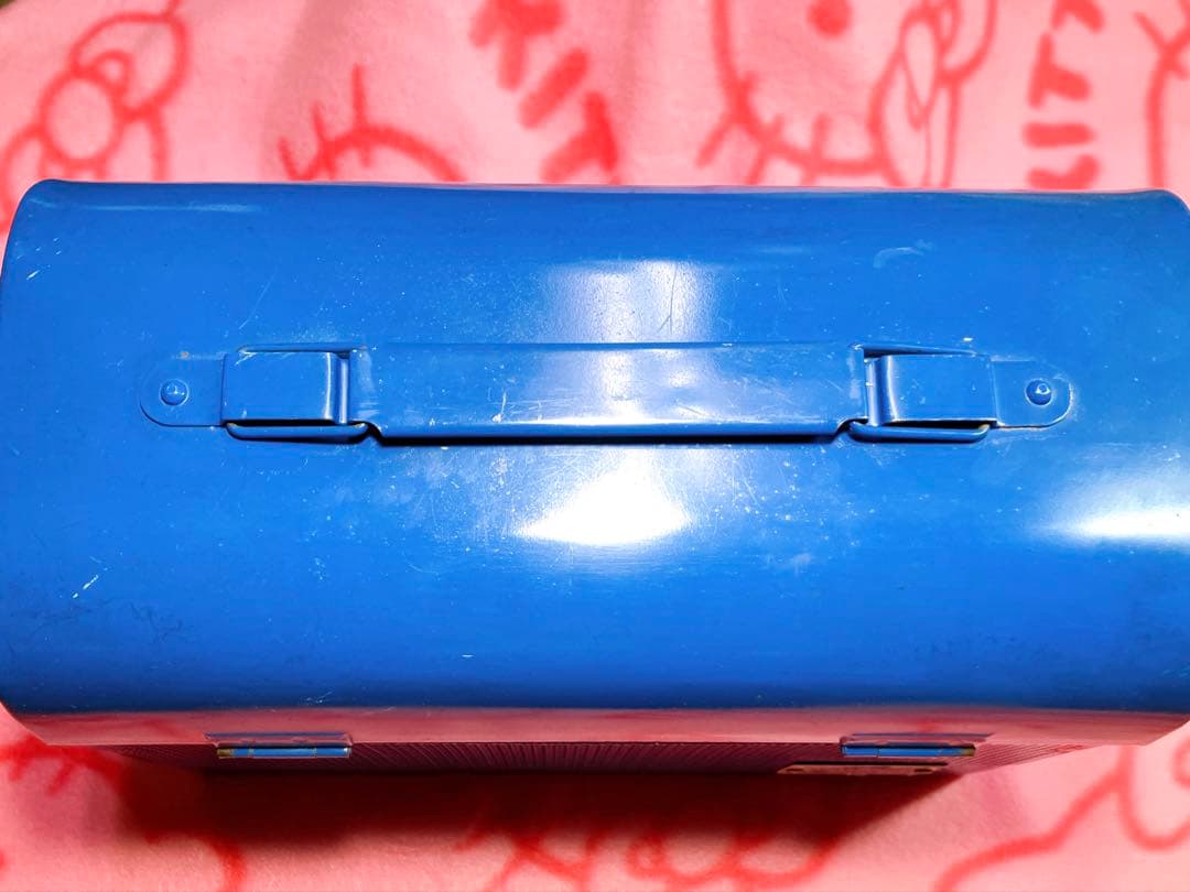 サンリオ 当時物 タキシードサム 金属製 ツールボックス 小物入れ 収納 工具箱