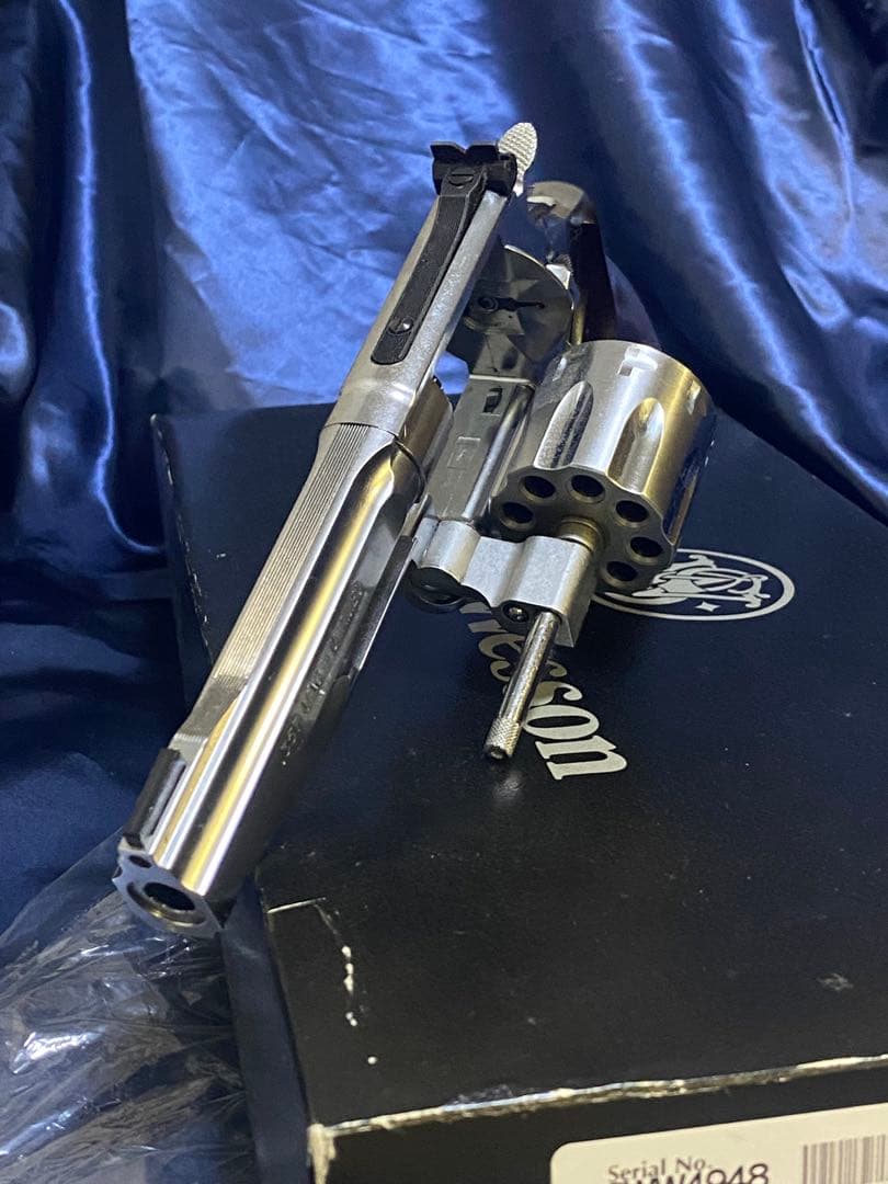 タナカ　S&W M627 ガスリボルバー　キムアーレンズグリップ付き