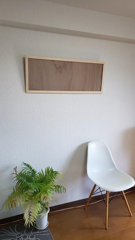 たけ　書道で使う半紙をお飾りいただく額