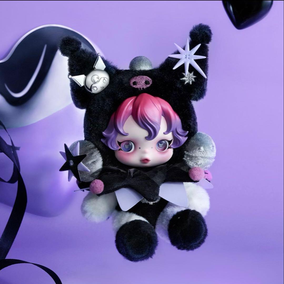 新品SKULLPANDA xMy Melody x KUROMIぬいぐるみ