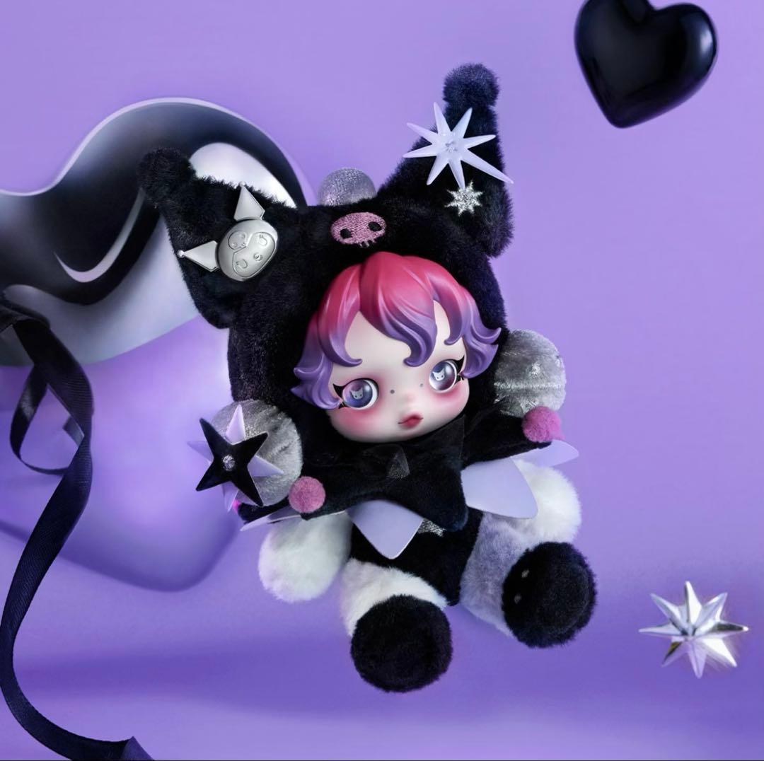 新品SKULLPANDA xMy Melody x KUROMIぬいぐるみ