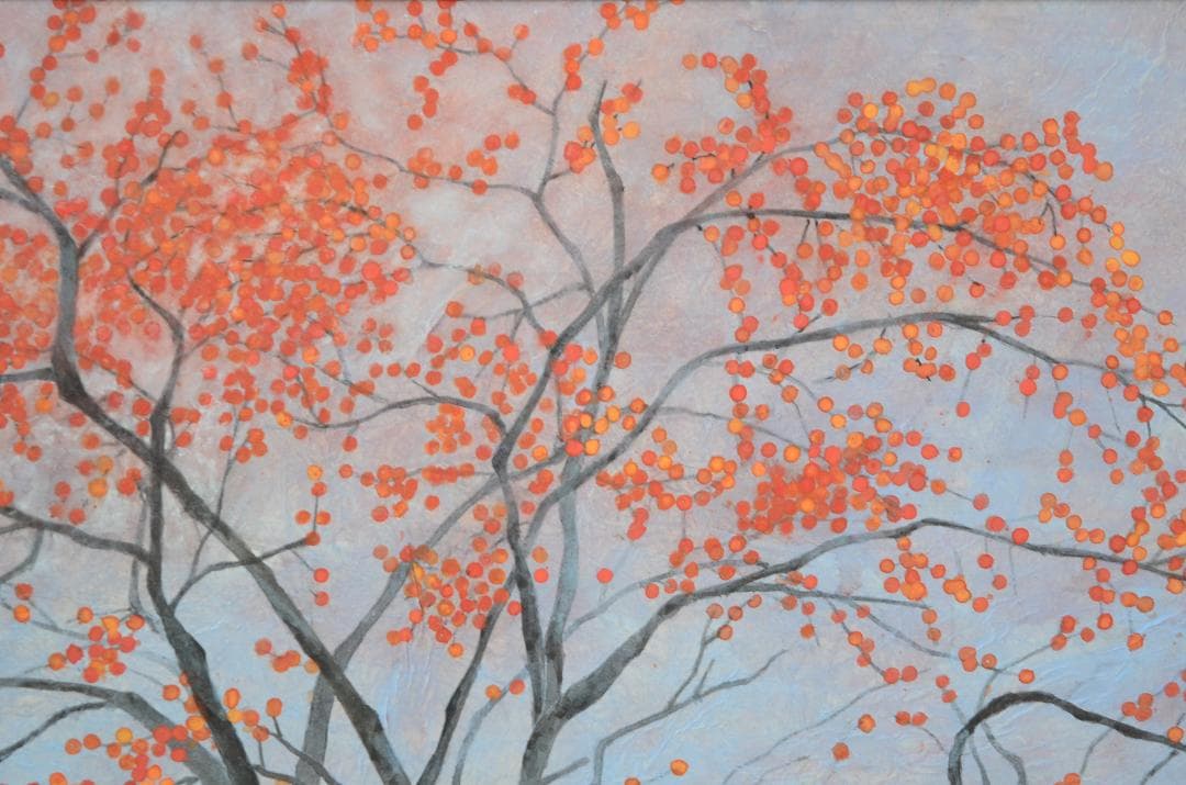 【作品名 「初冬」 日本画 額入り】東山魁夷の流派