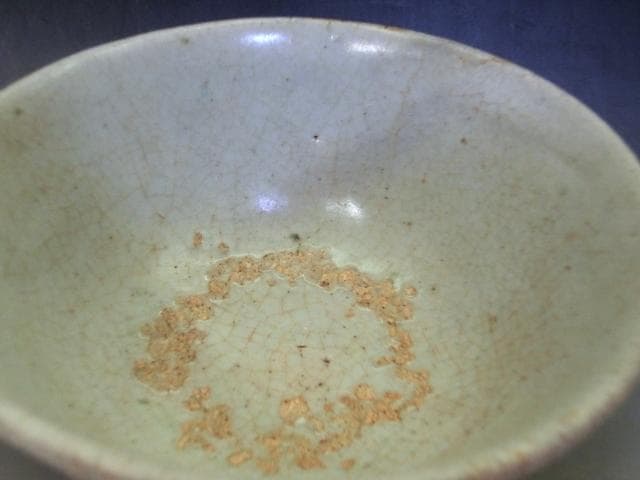 茶碗■李朝 白釉 古茶碗 砂高台 お茶道具 ぐい呑み 古玩 唐物 中国 時代物■