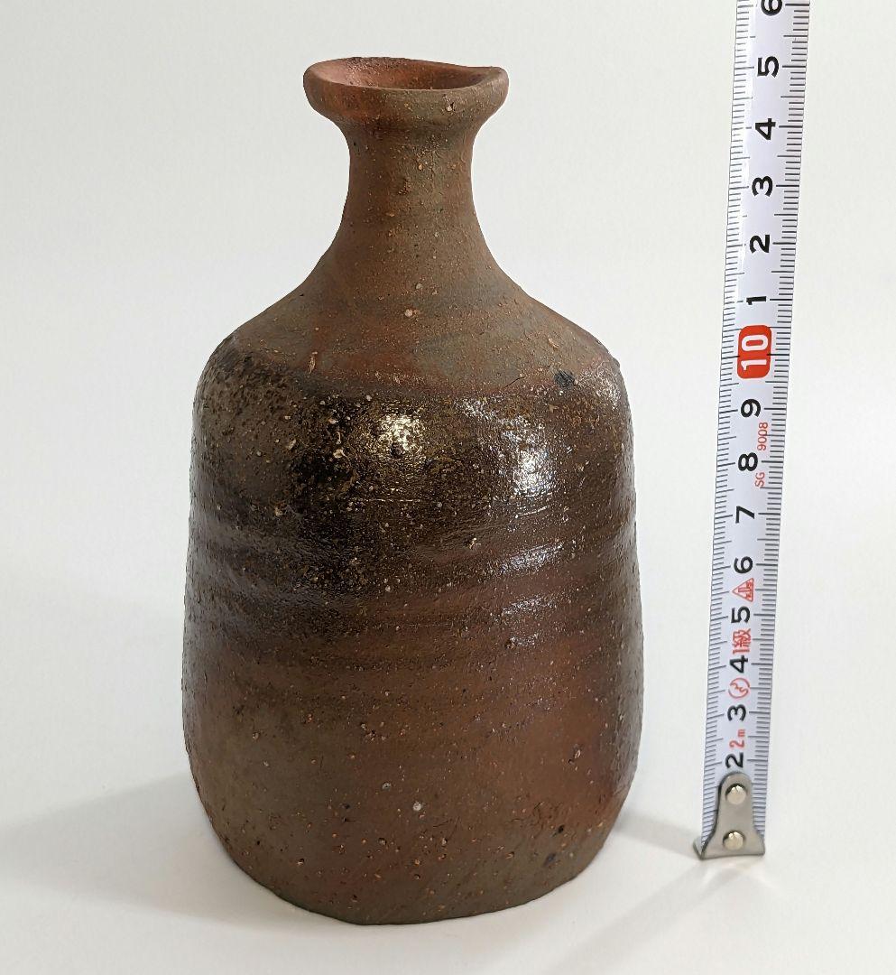 金重愫 備前焼 徳利 共箱 円山窯 酒器 とっくり 食器 工芸品 日本酒 緋襷