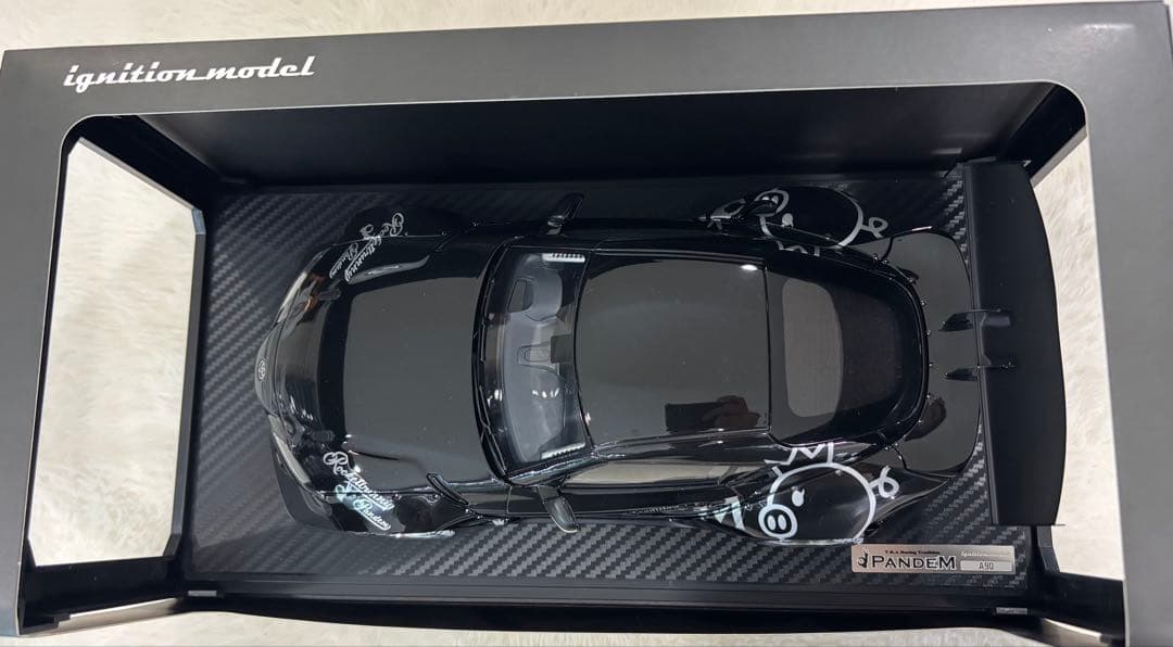 1/18ミニカー トヨタスープラ　　パンデム【新品】ブラック