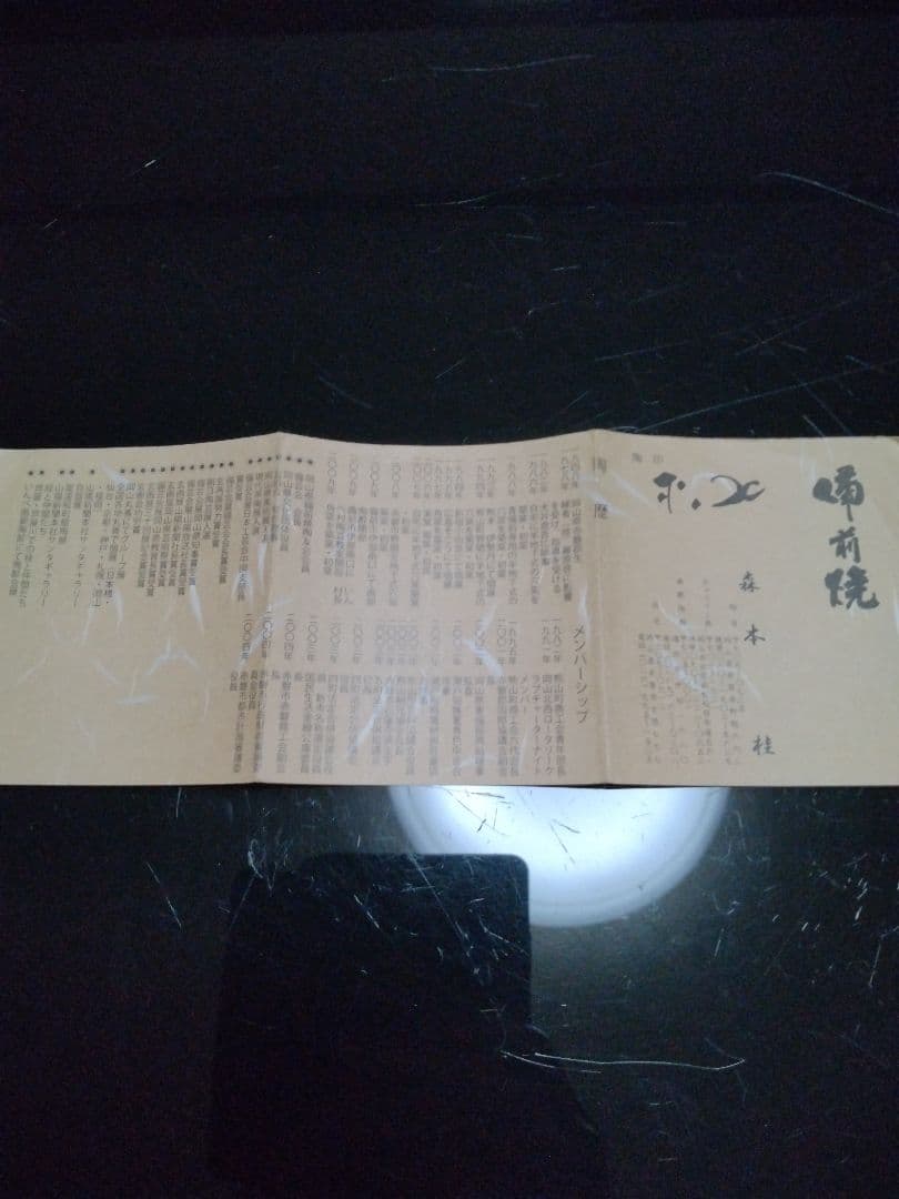 【備前焼 茶碗①】抹茶茶碗／ 伝統工芸士 森本 桂／送料込み！