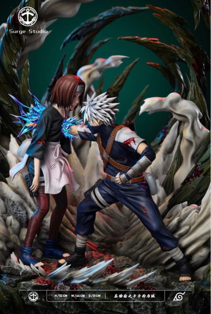カカシ　野原リン ナルト NARUTO フィギュア ガレージキット