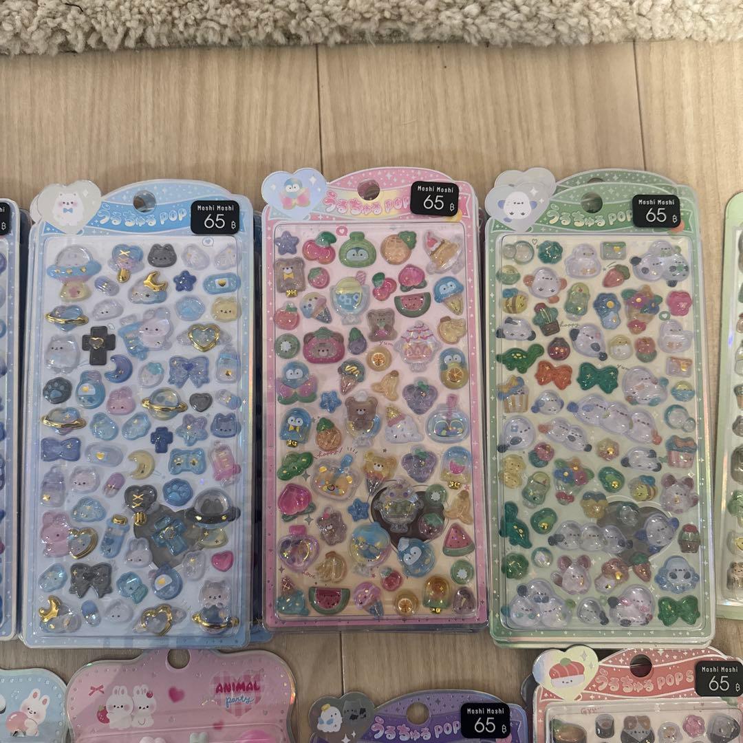 ボンボンドロップシール ぷっくりシール