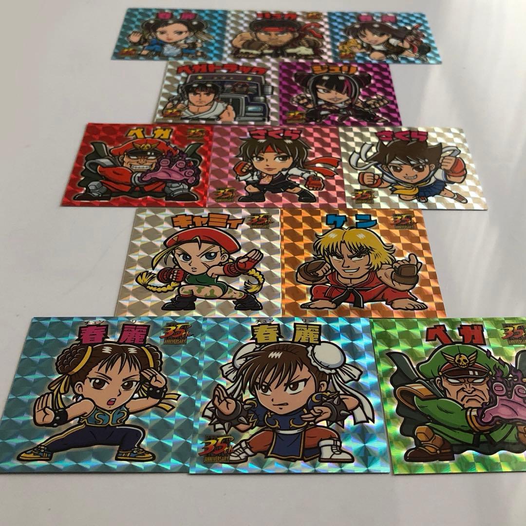 ストリートファイター 俺より強いやつらの世界展 ビックリマン シール フルコンプ