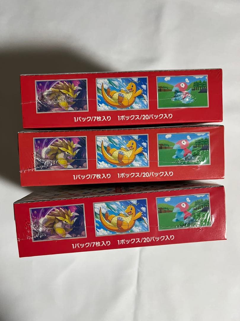 【シュリンク付】 151 BOX 3箱 セット ポケモンカードゲーム