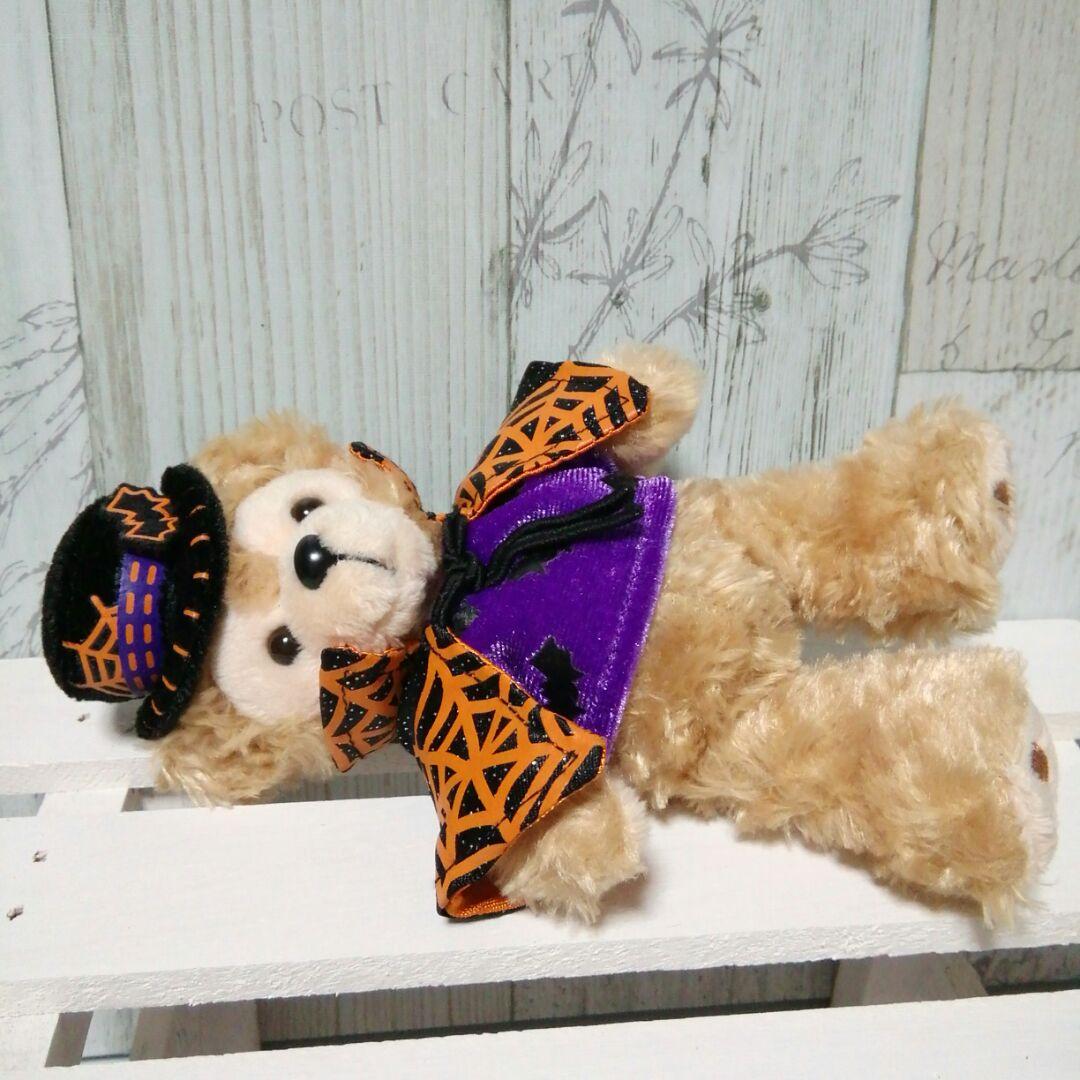 【１９】　ダッフィー　ぬいぐるみバッジ　ぬいば　ハロウィン　（シェリーメイ）