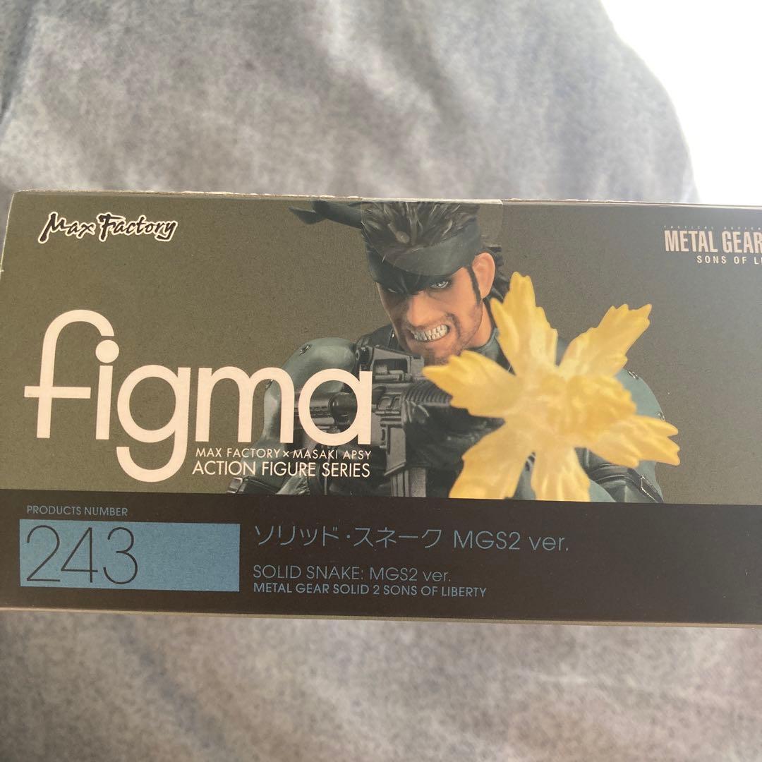figma ソリッド・スネーク　mgs2 ver. 特典　ダンボール付き