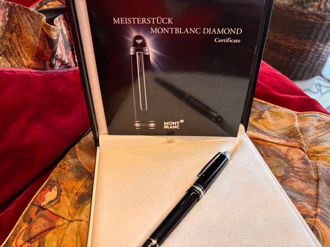 【極美品】MONTBLANC マイスターシュテュック ダイヤモンド 万年筆