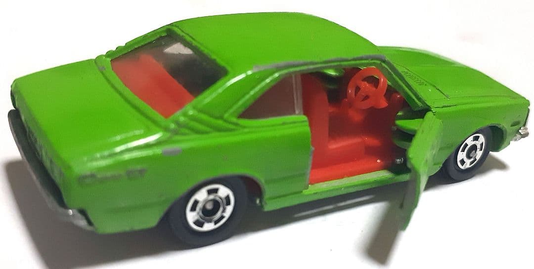 トミカ No.89 トヨタ コロナ 2000GT 緑 赤シート 1Hホイール