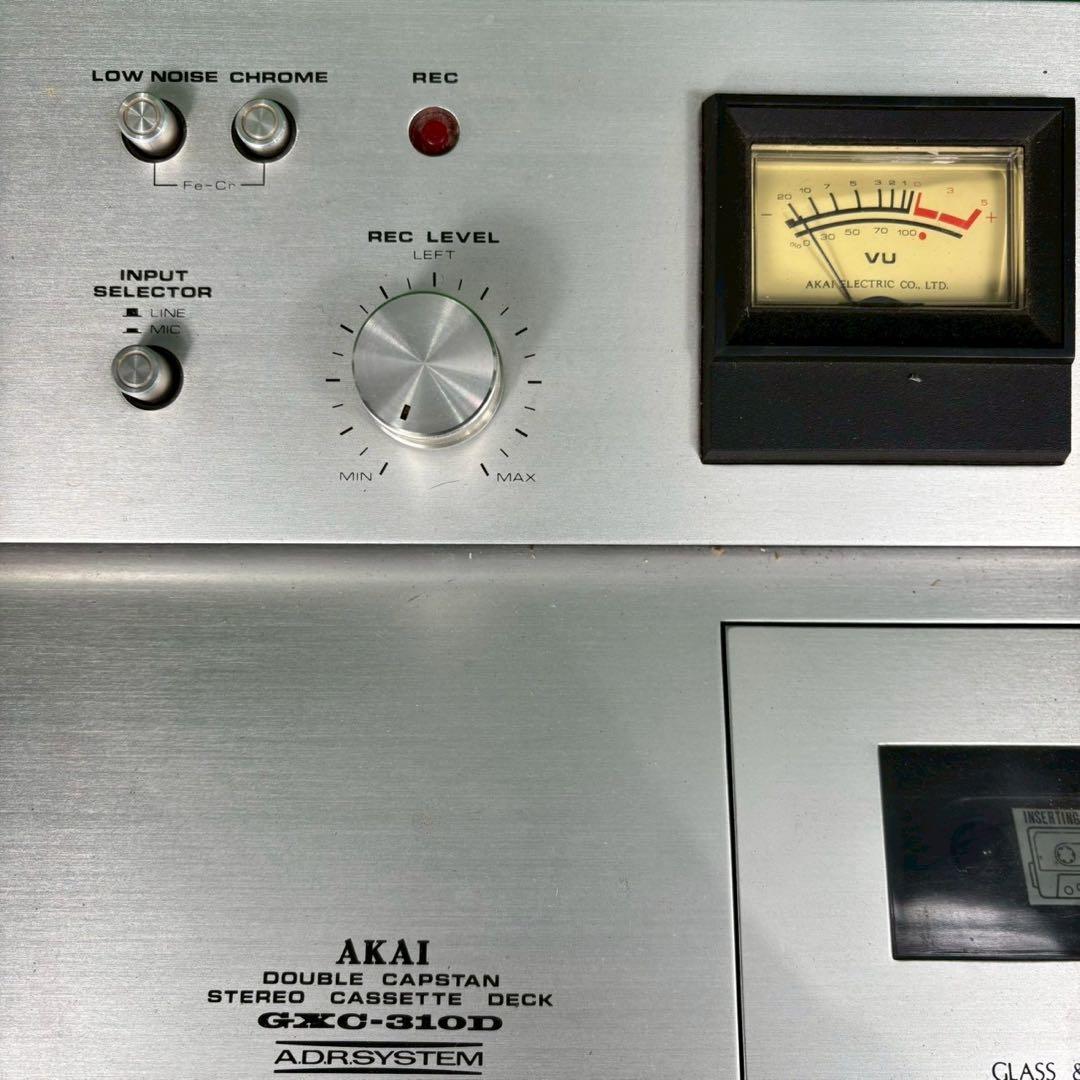 ryuuAKAI GXC-310D ステレオカセットデッキ 鉄板モデル