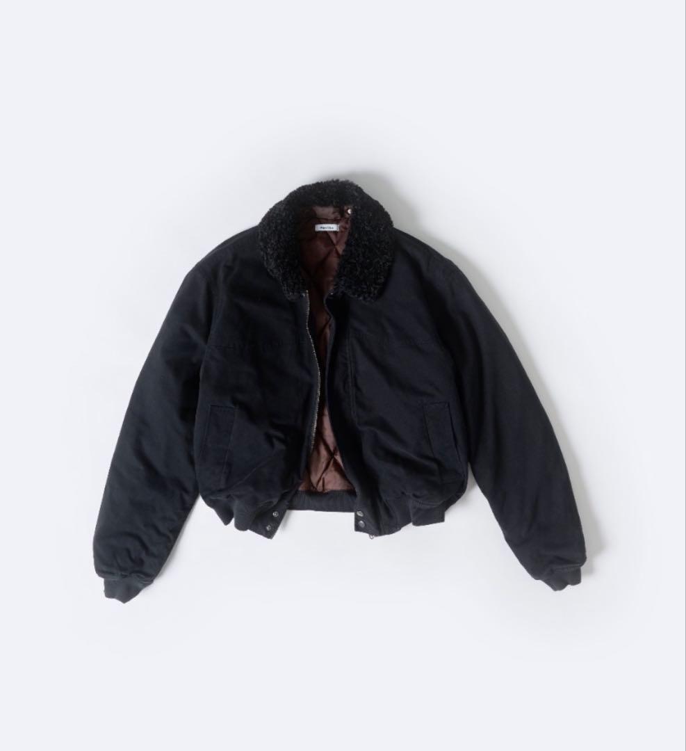 regen glanz collar boa blouson/襟ボアブルゾン