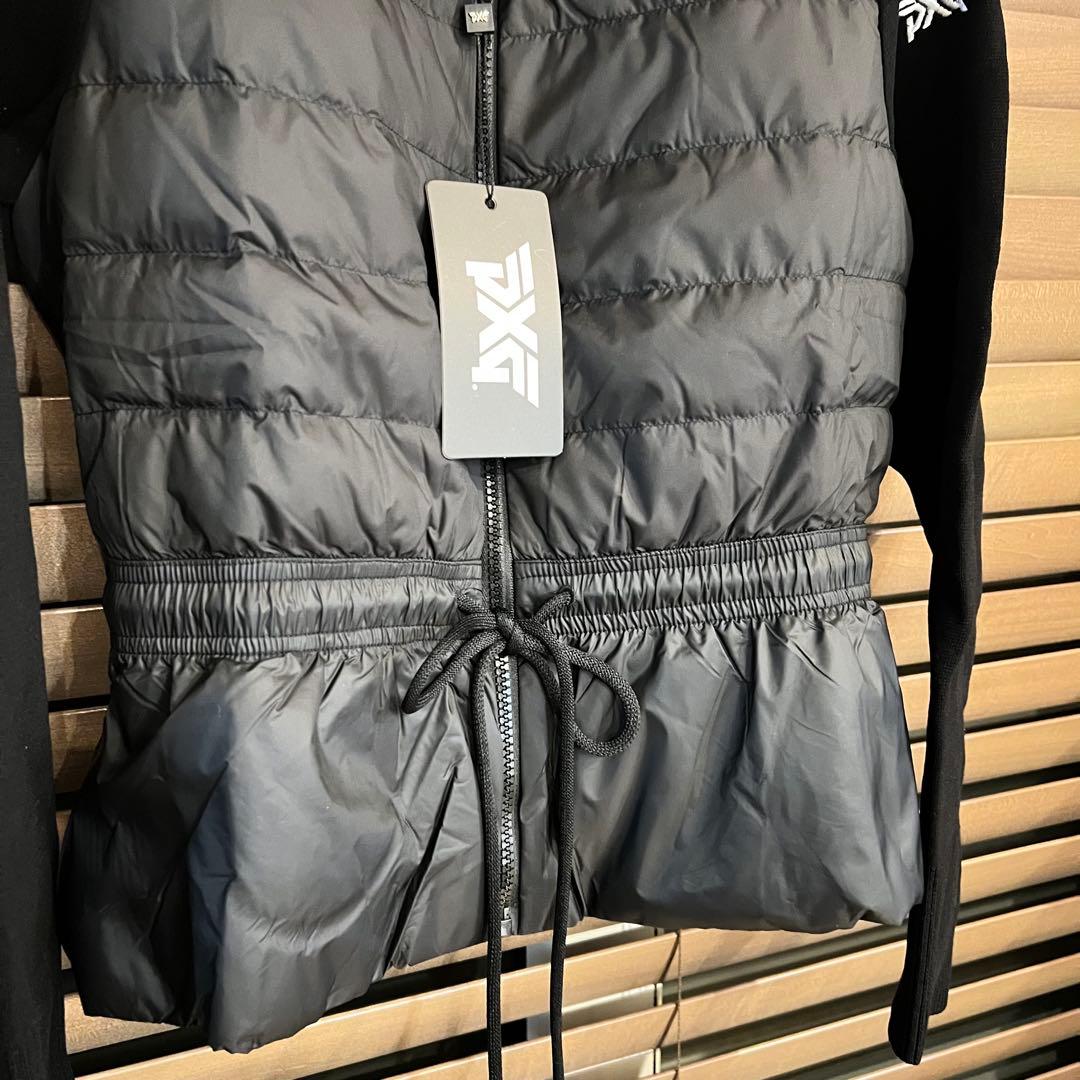 PXG 新作ゴルフ ウェア レディース ジャケット ダウン×ニット トップスM