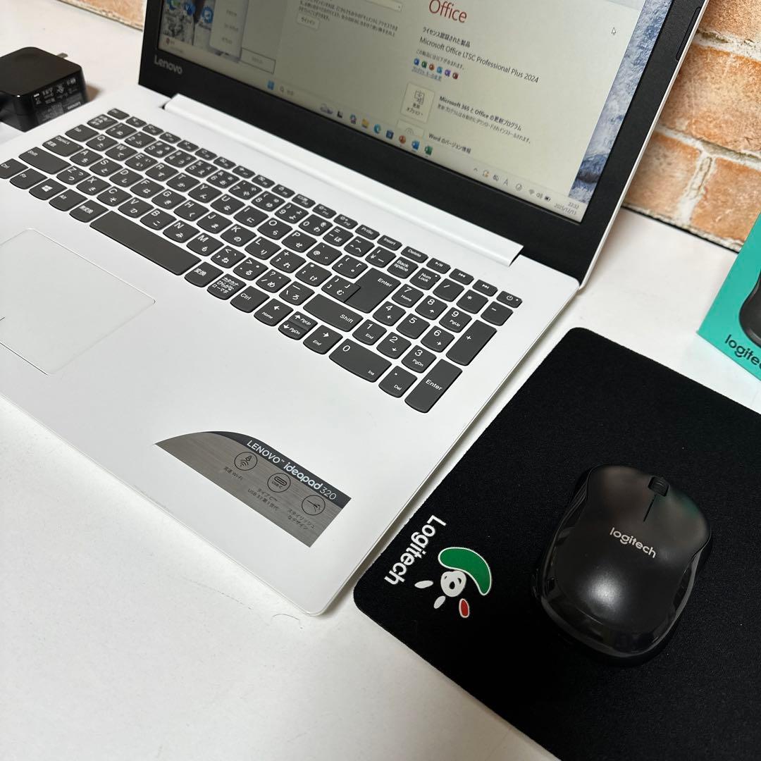 美品　LENOVOノート PC 高速起動SSD Windows 11 オフィス付