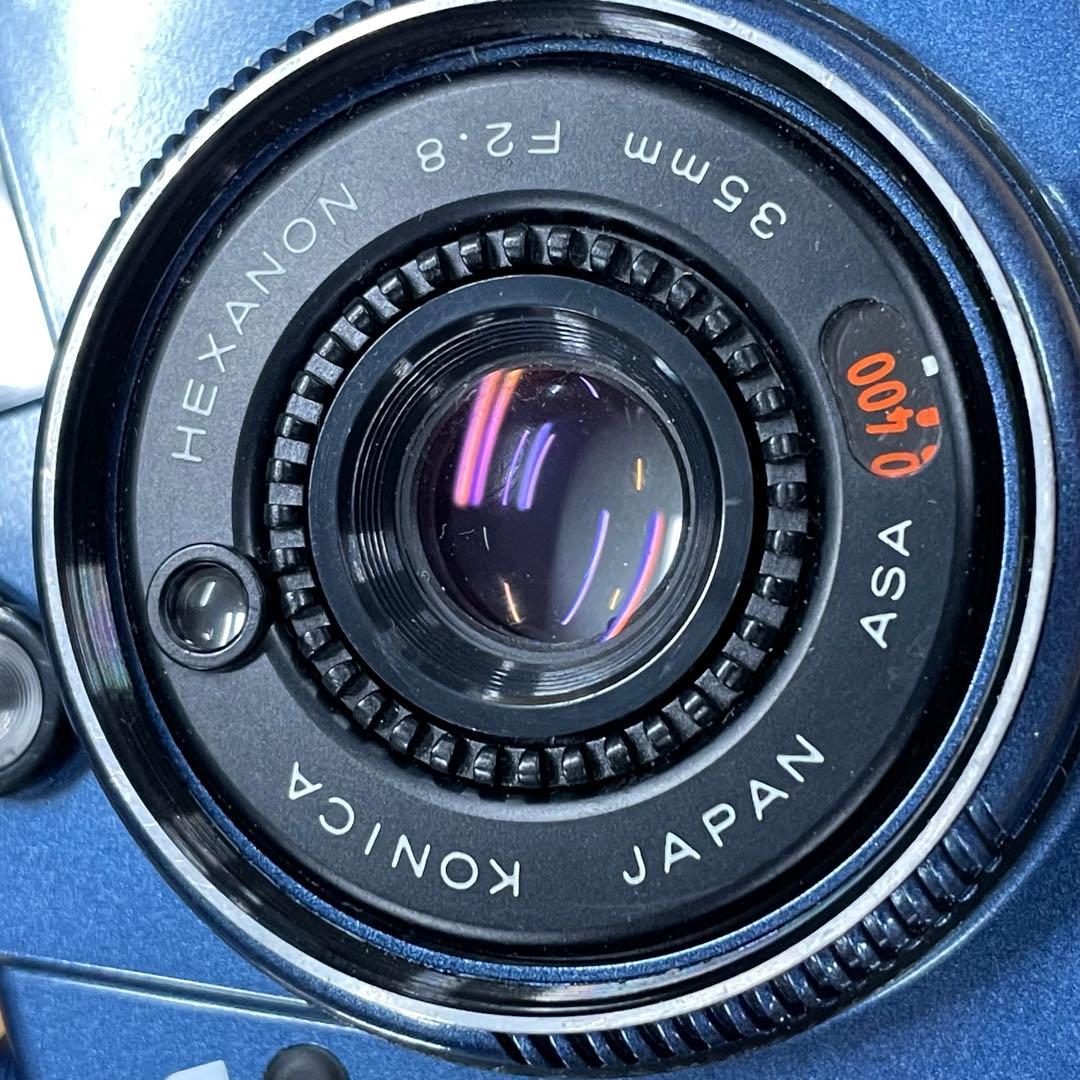Konica C35EF3 ブルー コニカ コンパクトフィルムカメラ