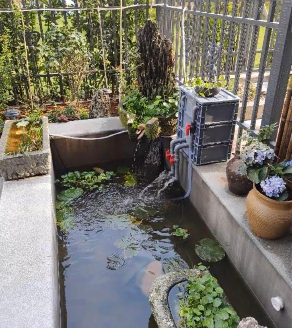 万能濾過お任せ濾過材付きフルセット 水槽池用濾過器フィルター大型水槽濾過装置