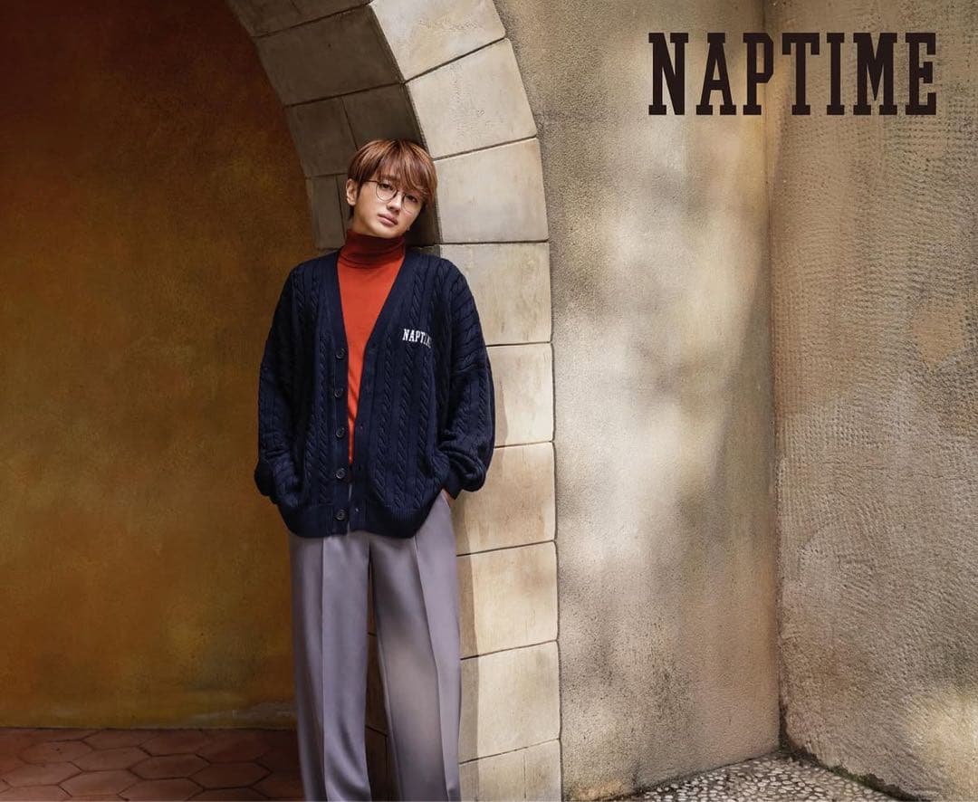 ナップタイム　naptime. Nissy 西島隆弘　カーディガン　ブラック