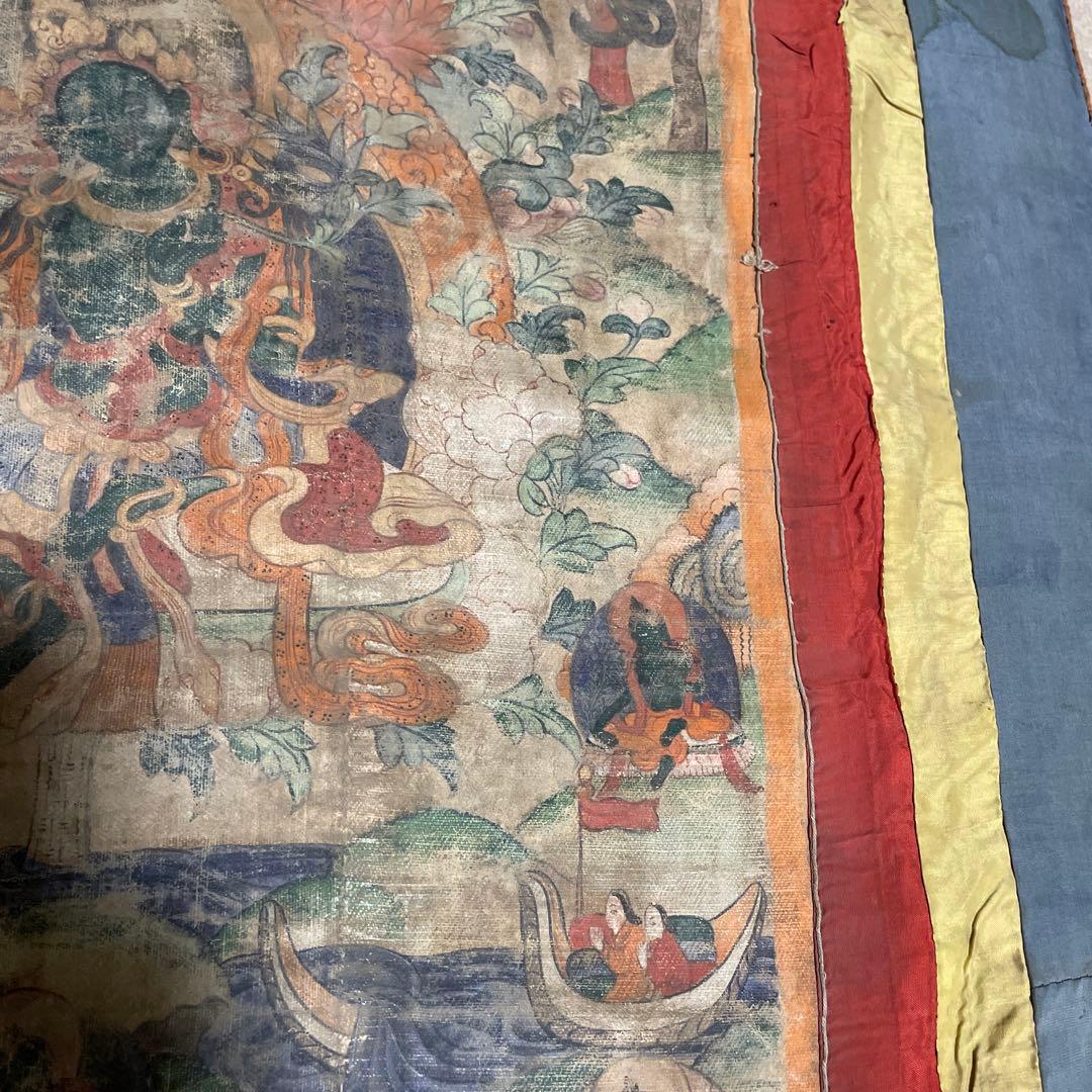 骨董　仏画　タンカ