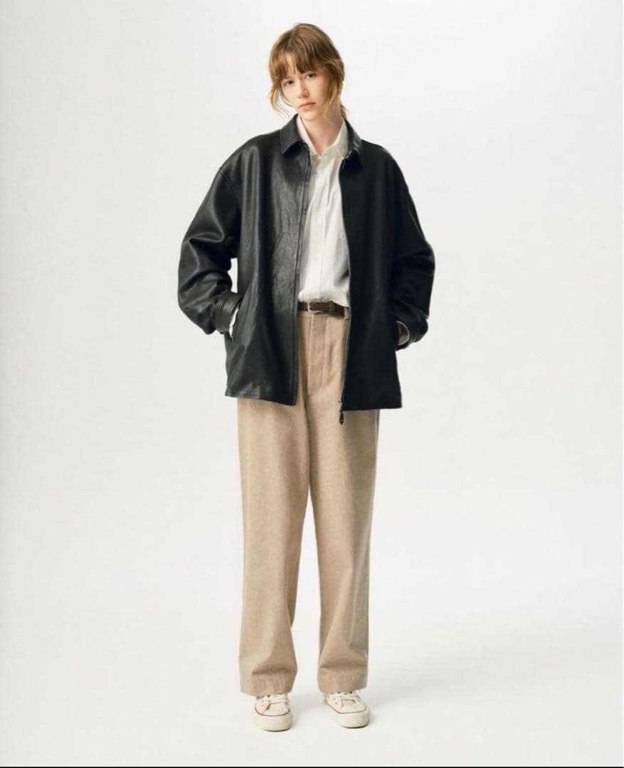 24AW】HERILL/ Lamb leather Jacket 2