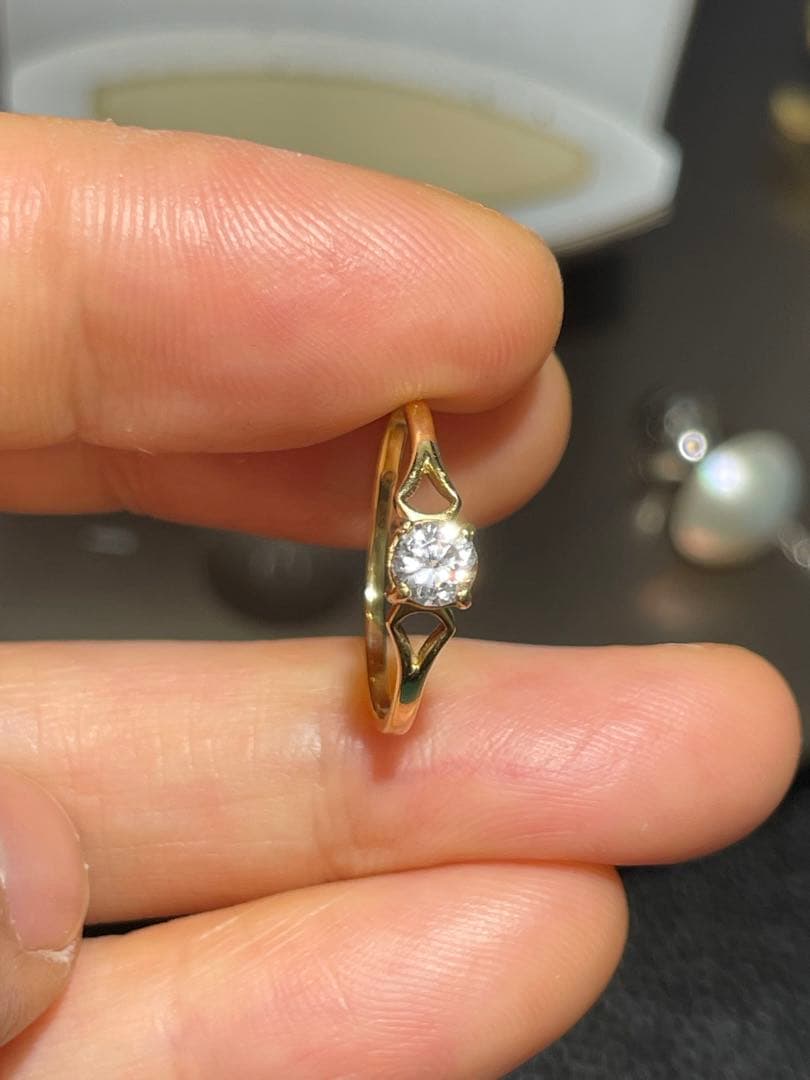 18k、指輪