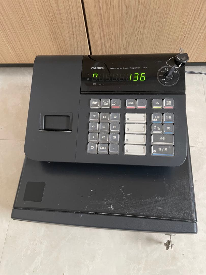 CASIO コンパクトレジスター 17CR