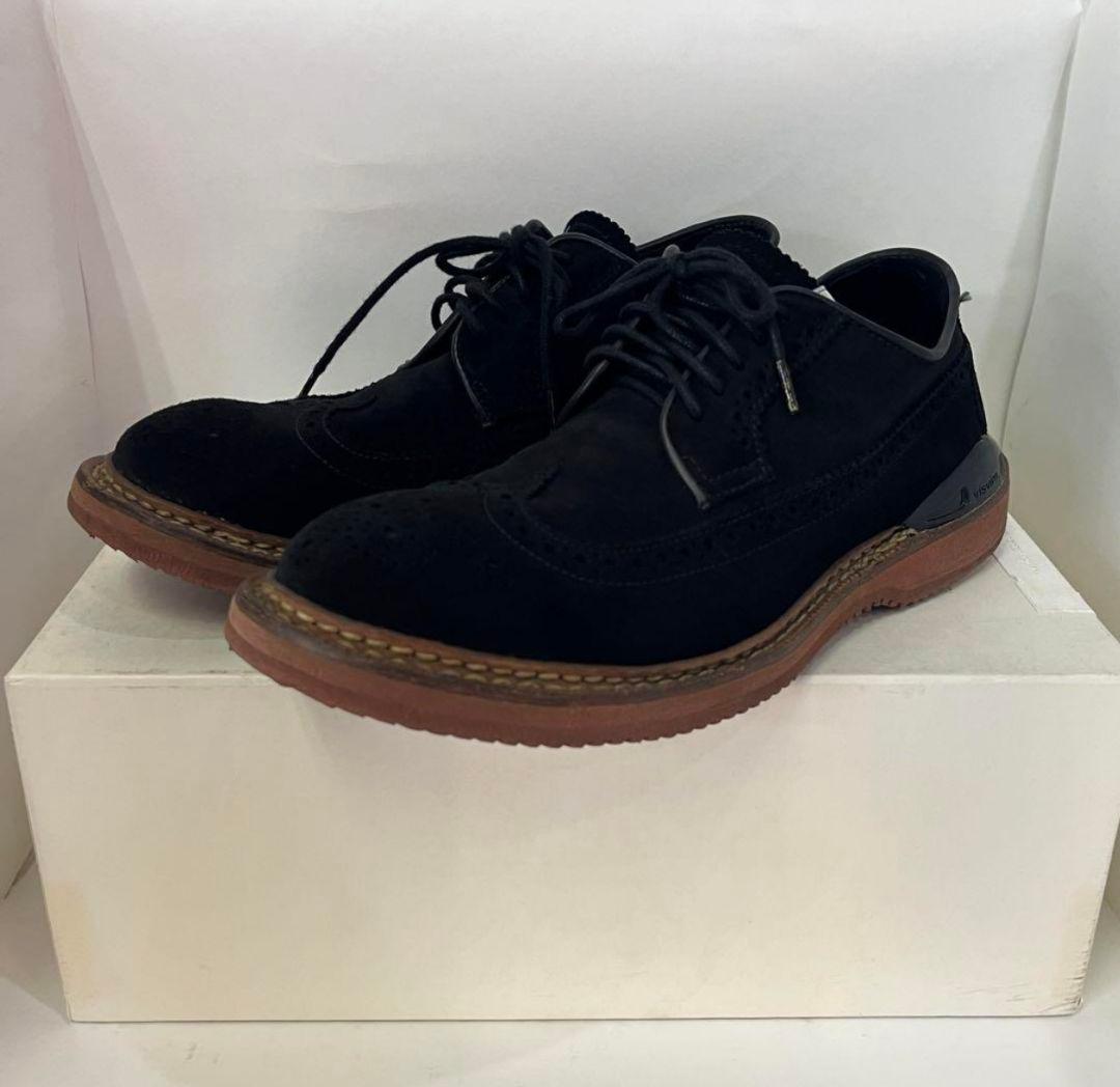 VISVIM PATRICAN WT-FOLK BLACK 9 27cm相当