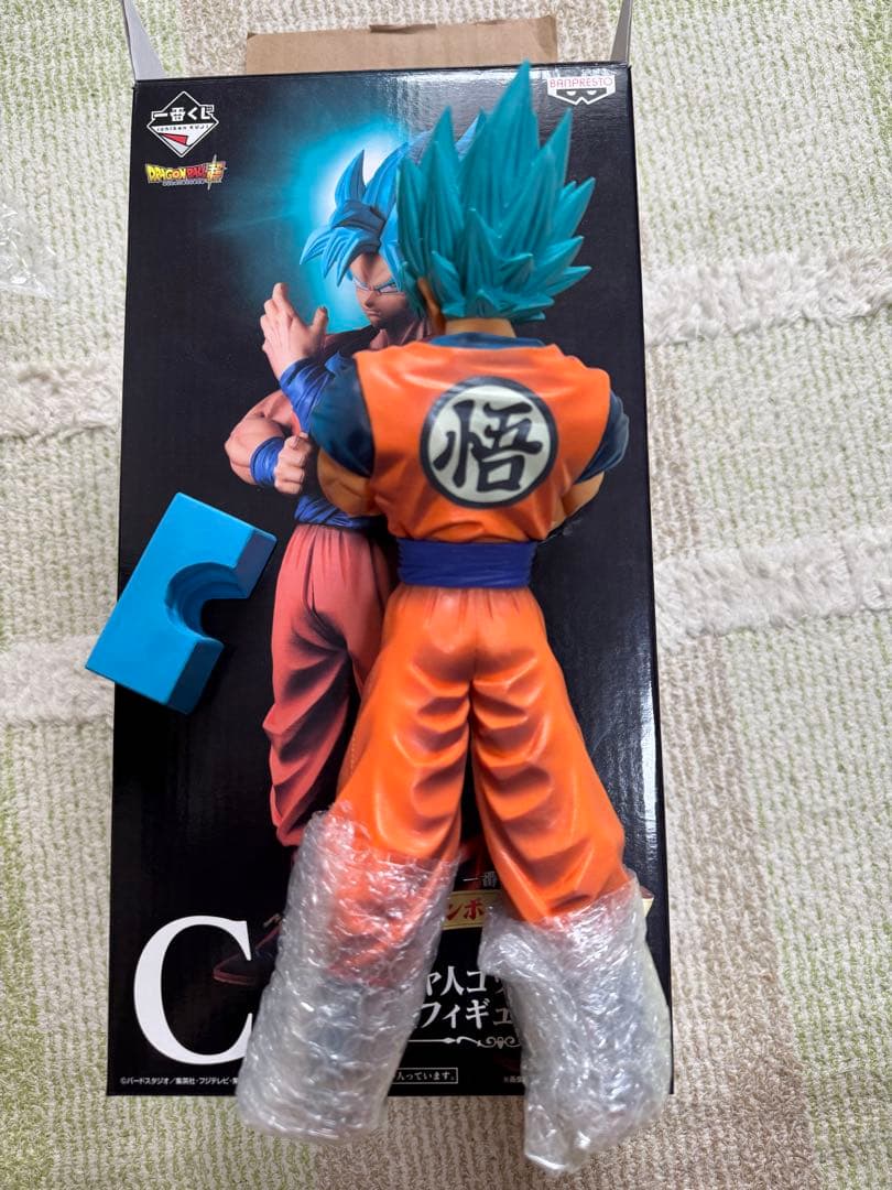 ドラゴンボール一番くじC賞★超サイヤ人ゴット超サイヤ人孫悟空フィギュア