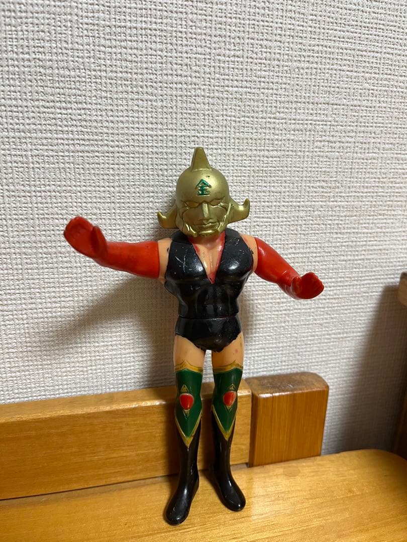 キン肉マン黄金のマスク　ソフビ　体付き　ヘルホークタイガーマスクソフビ