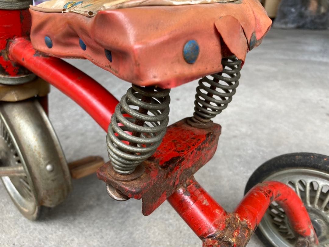 アサヒ 三輪車 レッド ヴィンテージ