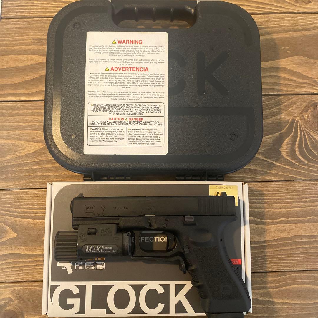 GHK GLOCK17 サイト、M3Xライト実物