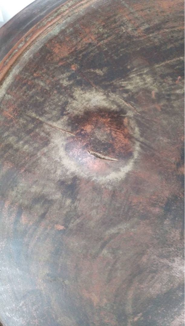 古備前　六古窯　登り窯　江戸時代　天皇家　十二菊紋　胡麻　陶印　大皿　古美術