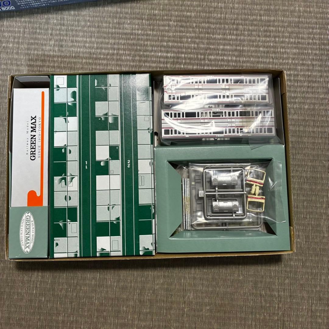 【未開封】京王 8000系 4輛編成トータルセット ＋2輛増結セット　塗装済み