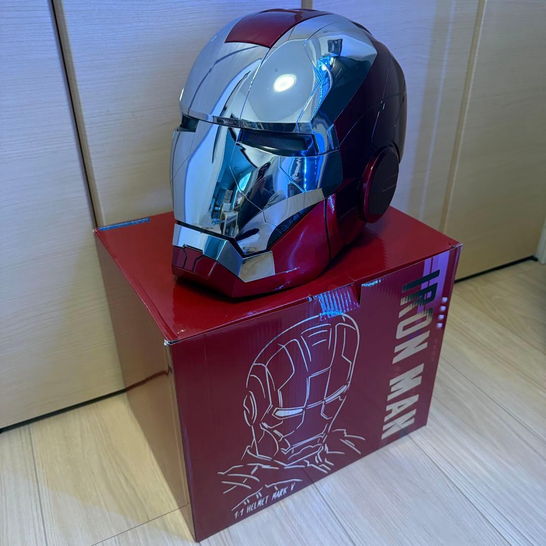 AUTOKING アイアンマン　マーク5 MK5 マスク　シルバー