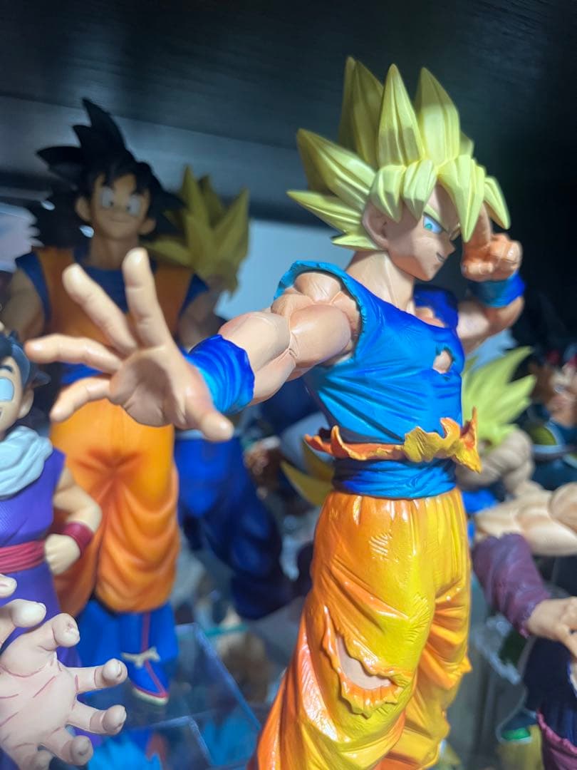 し*く様 ドラゴンボール 孫悟空 フィギュア 超サイヤ人 一番くじ D賞 リペイ