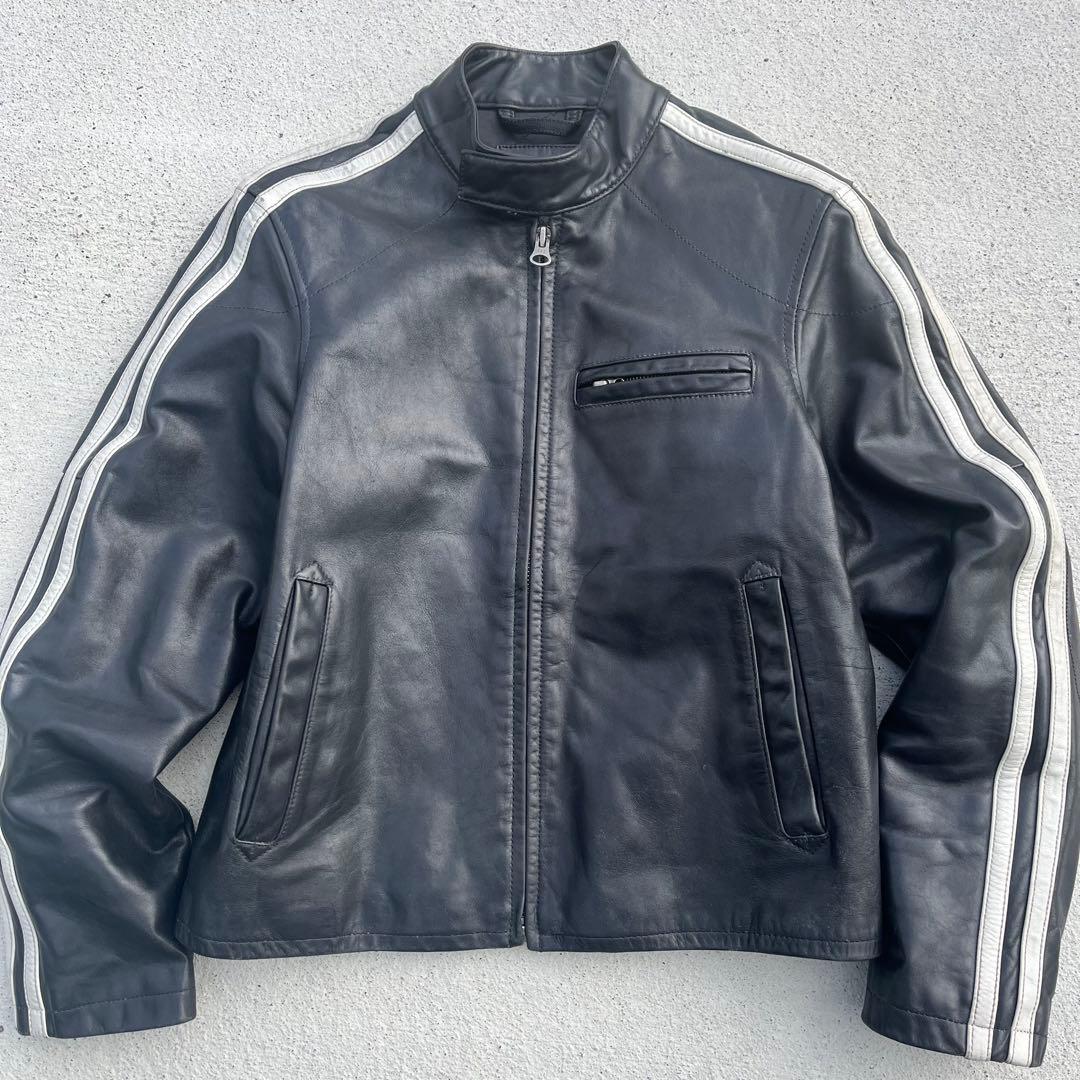 OLD GAP オールド　トラック　シングル　レザージャケット S相当