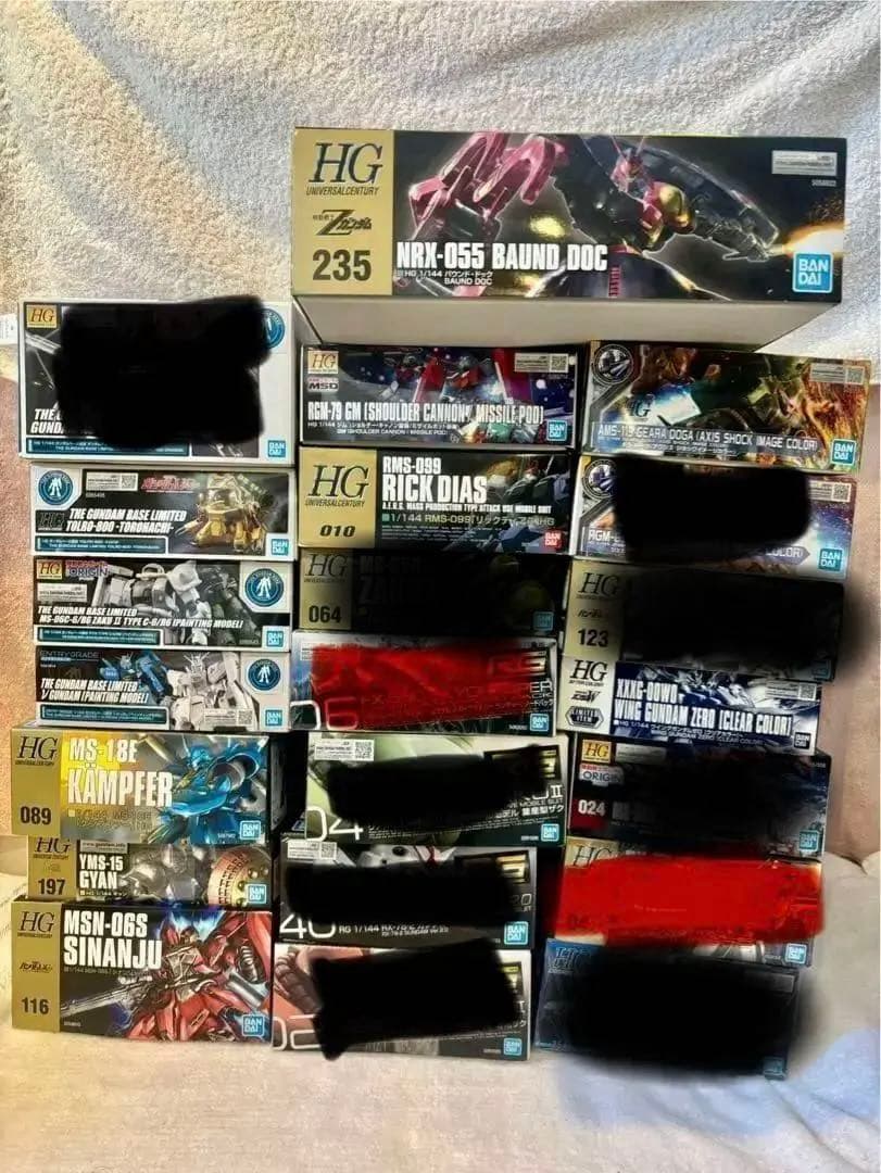 まとめ売りリックディアス、バウンドドック他　ガンプラ11点セット新品未開封