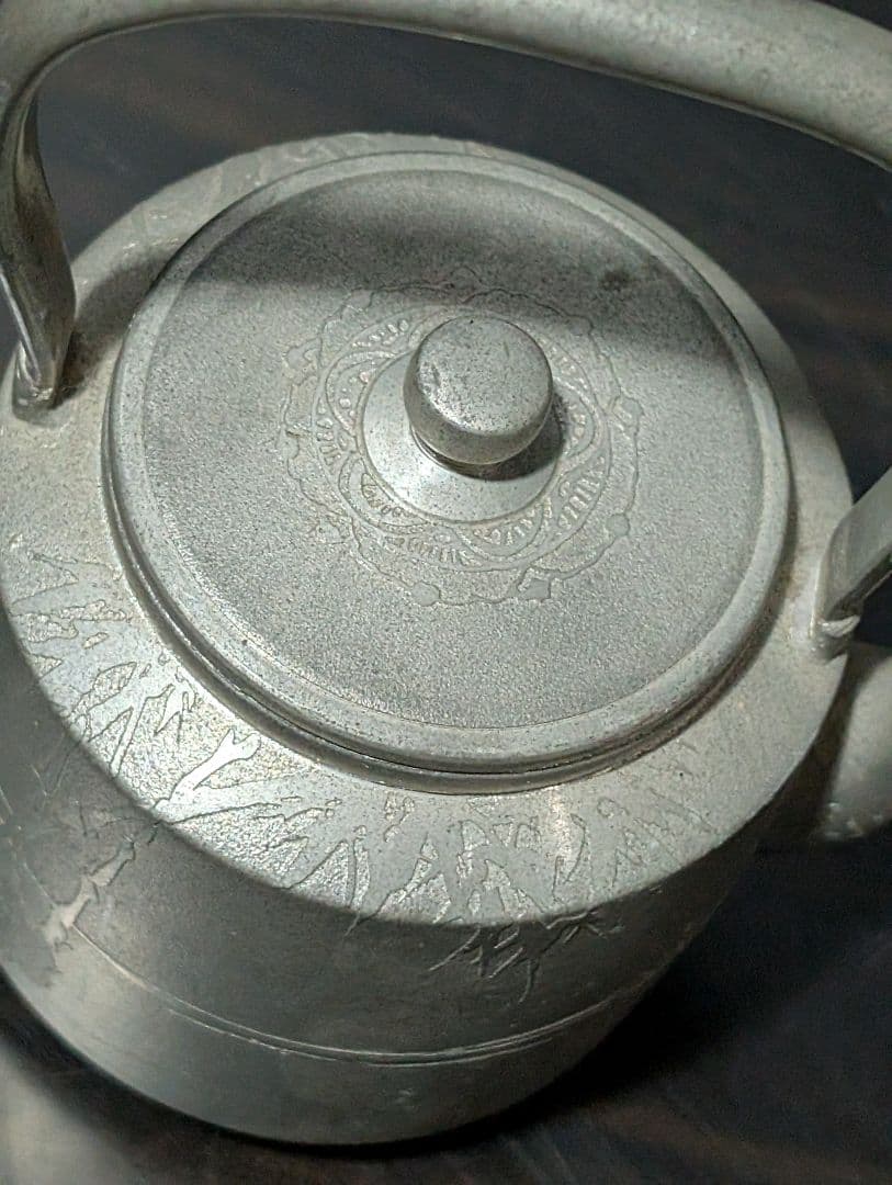 急須 錫製 茶道具 サツマ高山造 薩摩錫器煎茶道具 茶器 工芸 古美術 骨董