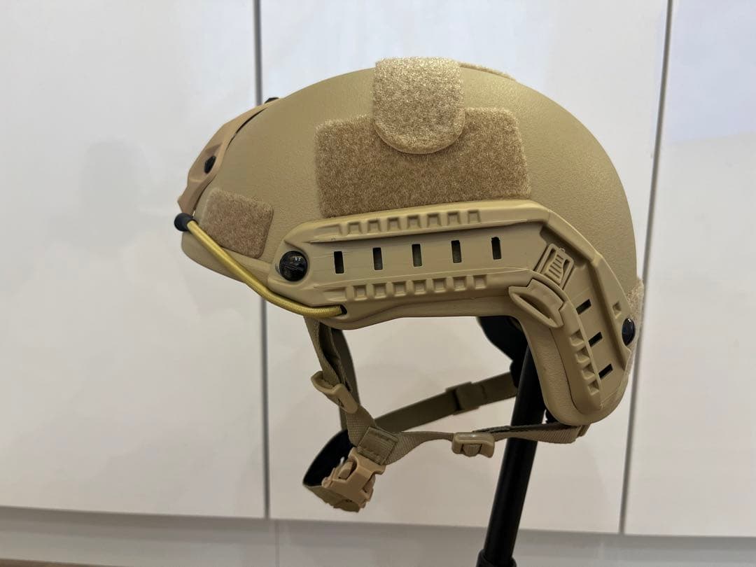 防弾ヘルメット　バリスティック　FAST タイプ　NIJ3A サバゲー　タン