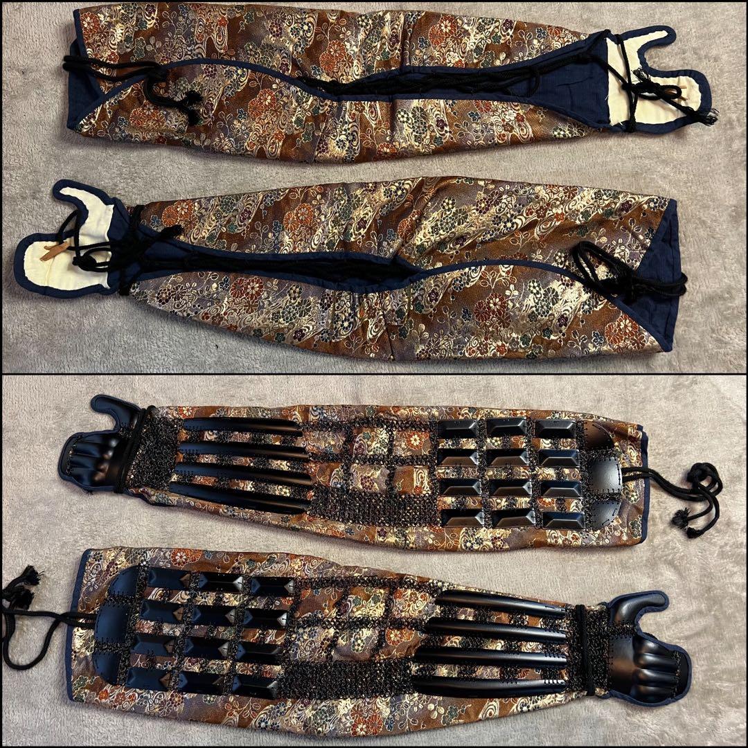 【丸武工房製】美品！未使用【現代 甲冑 等身大】黒胴具足 鎧 一式