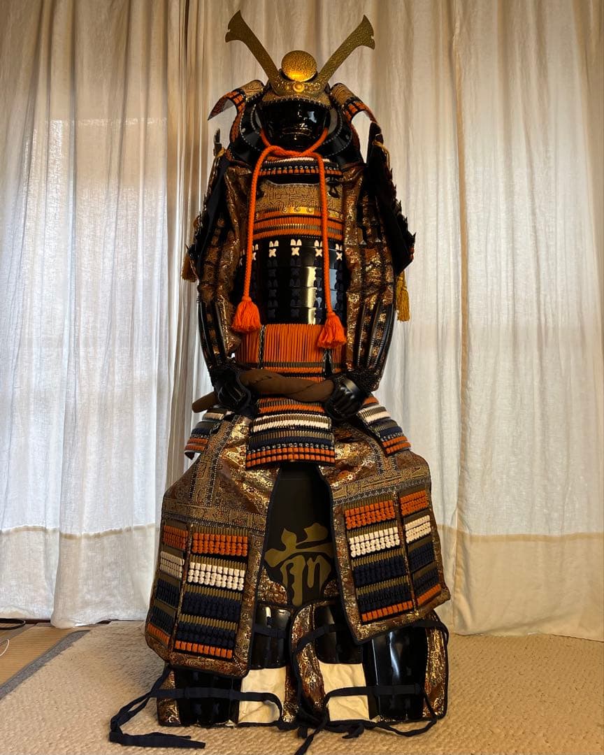 【丸武工房製】美品！未使用【現代 甲冑 等身大】黒胴具足 鎧 一式