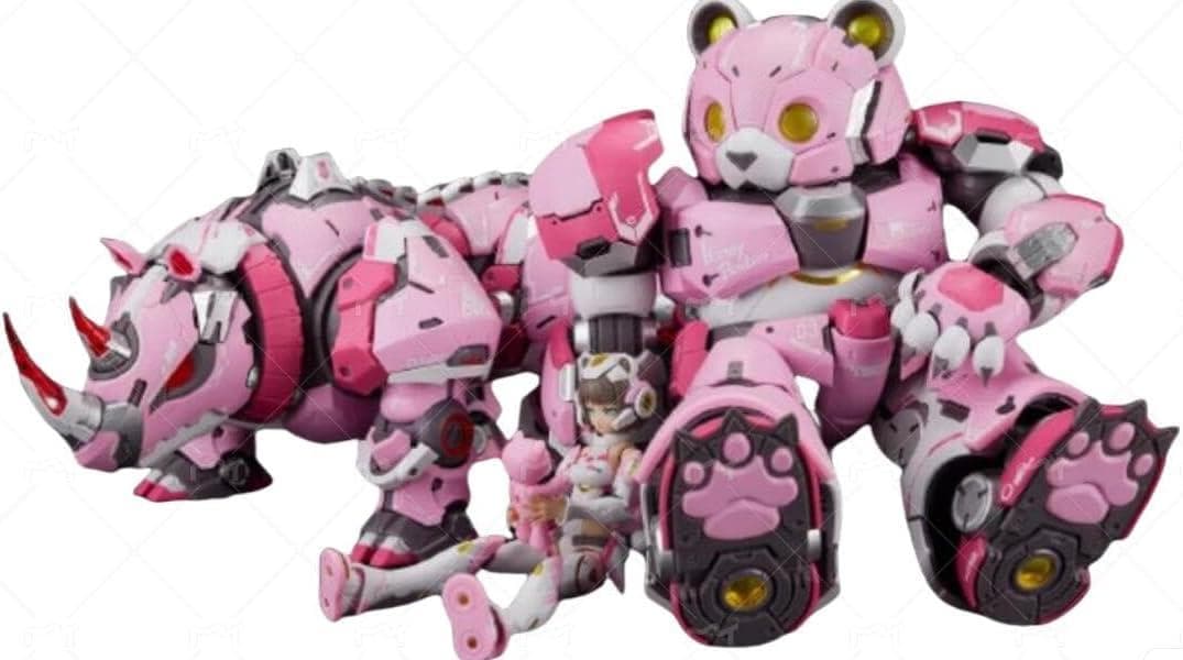 将魂姫 七つの大罪シリーズ 怠惰 人+熊+サイのセット 機甲娘 プラモ 新品