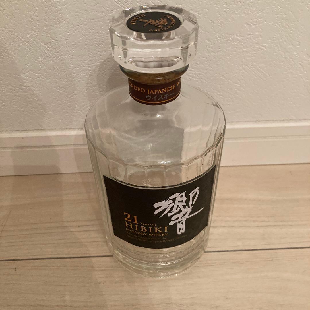 響21年 ウイスキー 750ml 空瓶　空箱付き