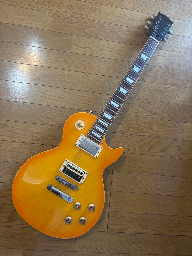 メーカー不明レスポール。 ピックアップ交換美品